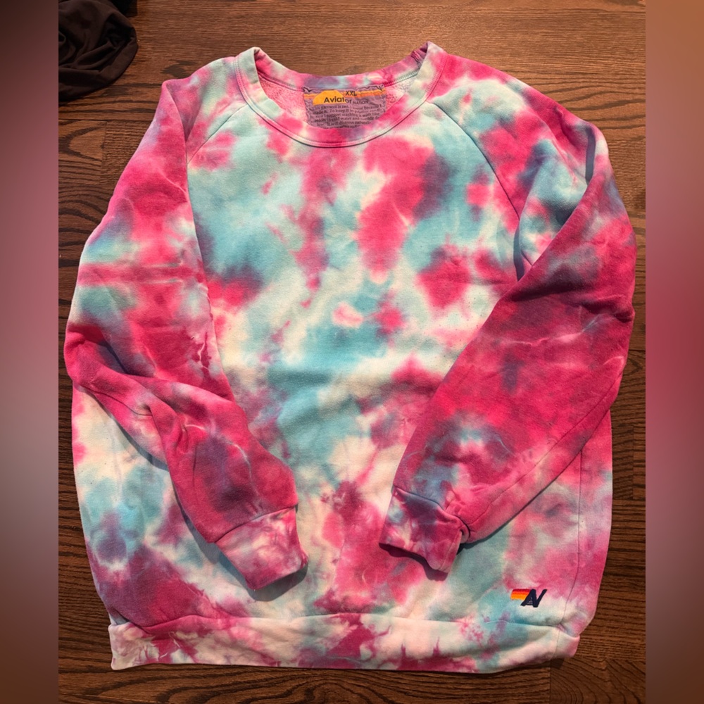 Aviator Nation Tie-Dye Sweatshirt